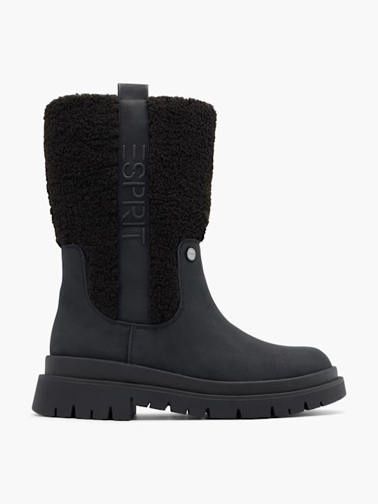 esprit knee high boot black deichmann