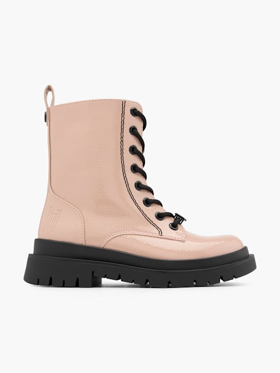 wicked lace-up boot pink deichmann