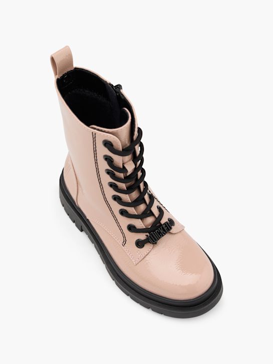 wicked lace-up boot pink deichmann