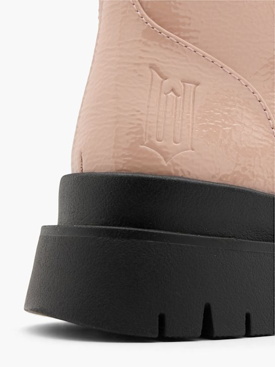 wicked lace-up boot pink deichmann