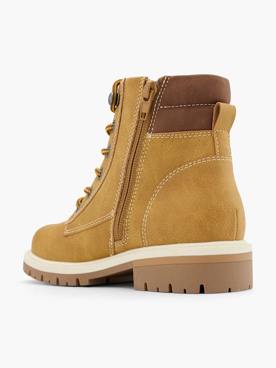 bank lace-up boot-beige deichmann