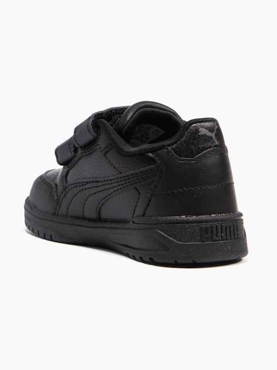 puma shuffle downtown lo v inf trainer black deichmann