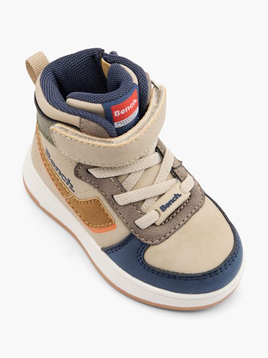 bank-high-top trainers beige deichmann