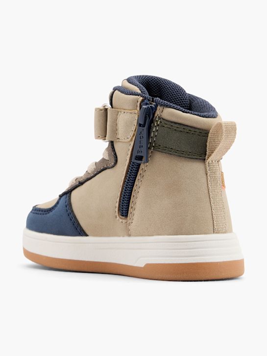 bank-high-top trainers beige deichmann