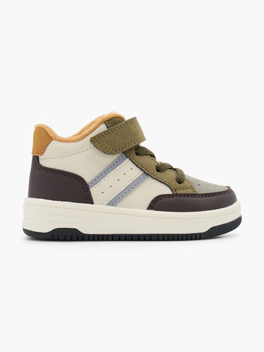 vty high-top trainers beige deichmann