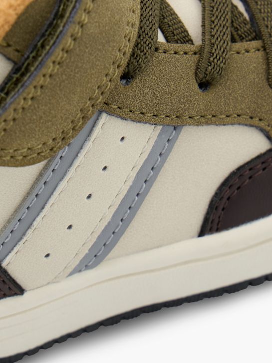 vty high-top trainers beige deichmann