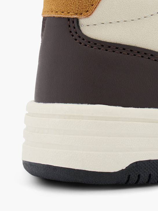 vty high-top trainers beige deichmann