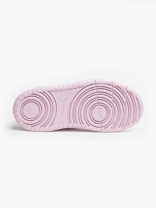 nike court borough low recraft trainer pink deichmann