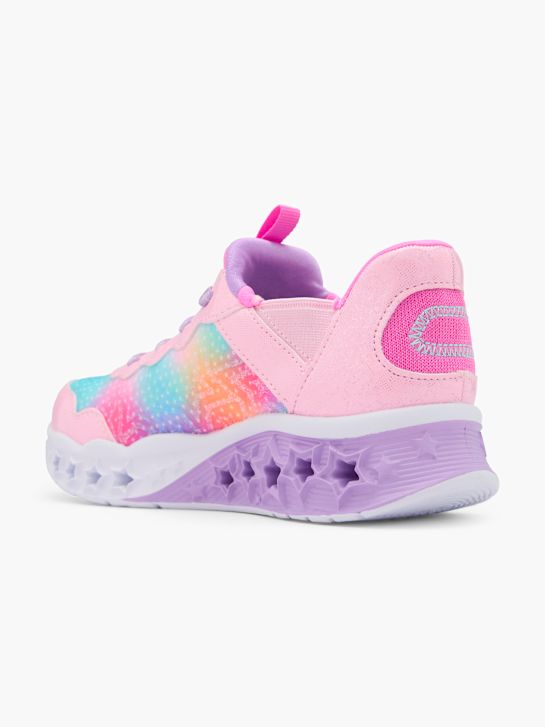skechers schimmer sterne licht swift-fit-trainer pink deichmann