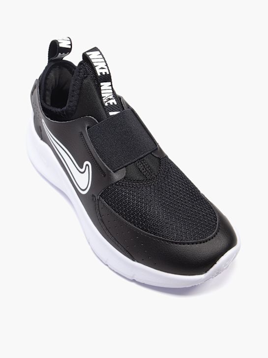 nike flex runner 3 slip-on trainers black deichmann