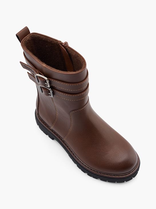 esprit knie hohe stiefel brown deichmann