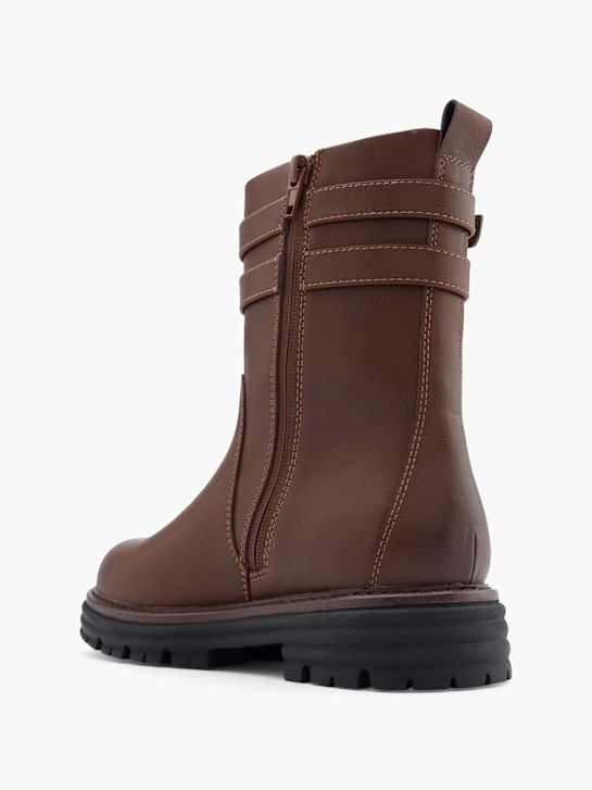 esprit knie hohe stiefel brown deichmann