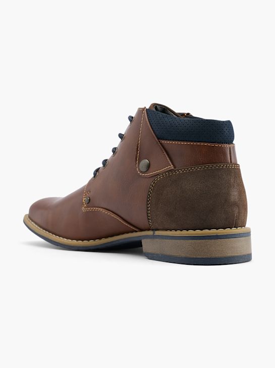 venedig laced ankle boot-cognac deichmann