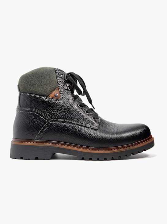 am schuh lace-up boot black deichmann