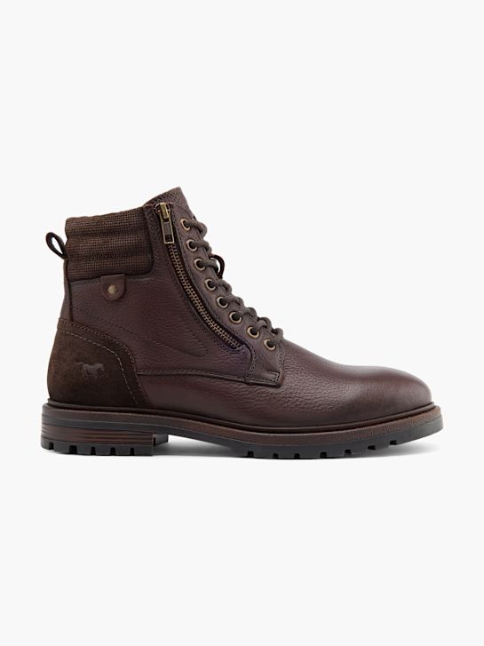 mustang lace-up boot brown deichmann