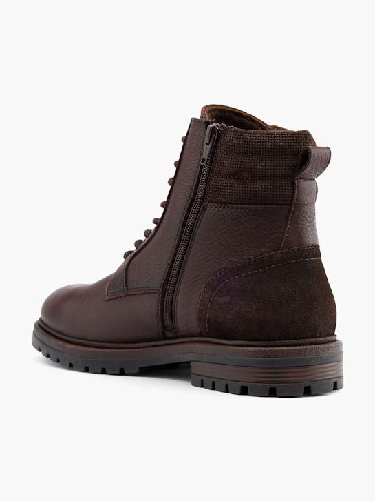 mustang lace-up boot brown deichmann