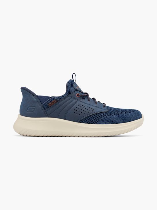 skechers dawson slip-on-trainer blau deichmann