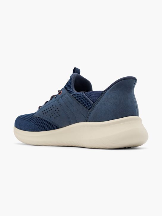 skechers dawson slip-on-trainer blau deichmann