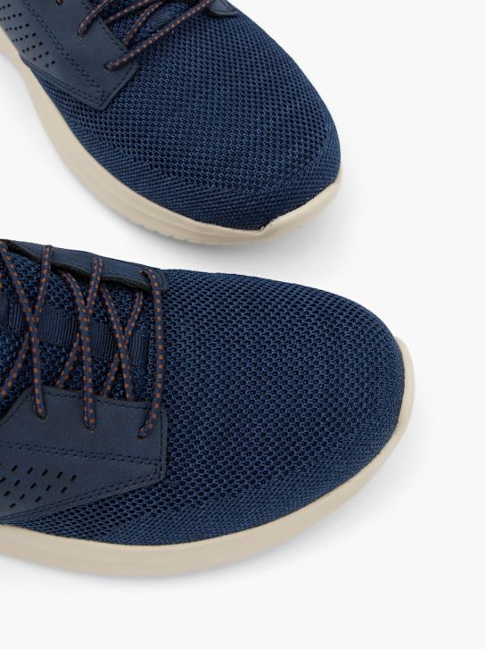 skechers dawson slip-on-trainer blau deichmann