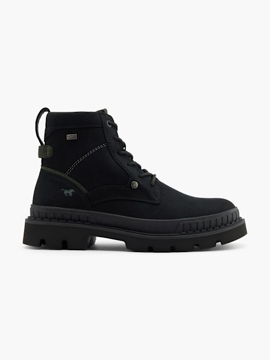 mustang lace-up boot black deichmann