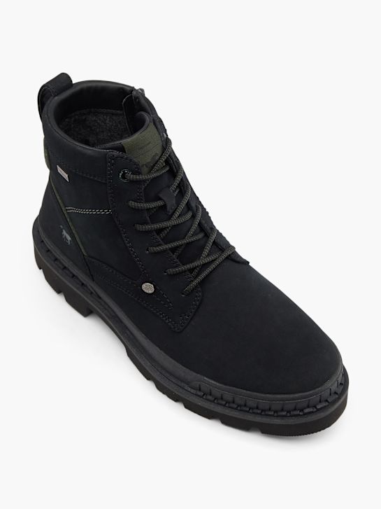 mustang lace-up boot black deichmann