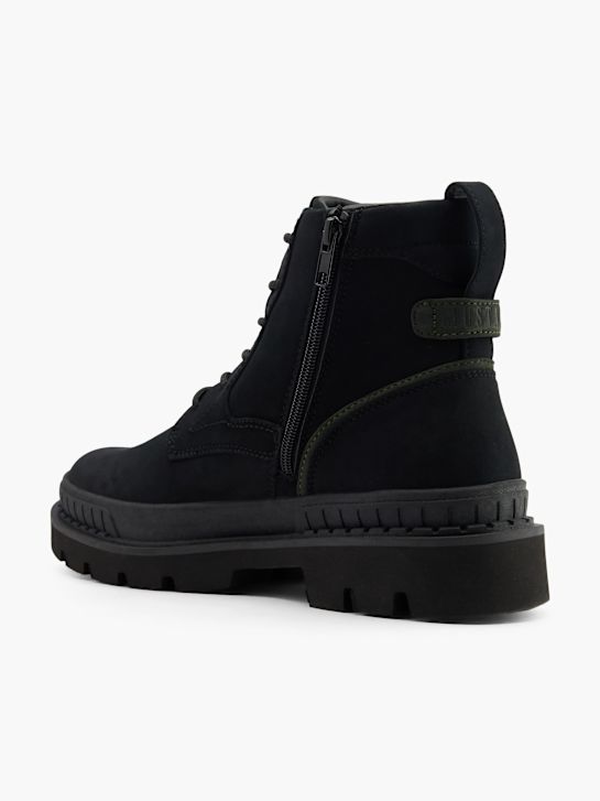 mustang lace-up boot black deichmann