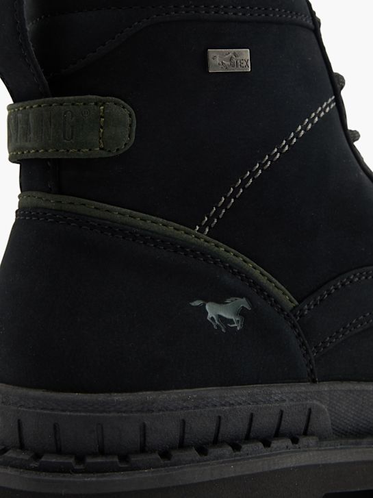 mustang lace-up boot black deichmann