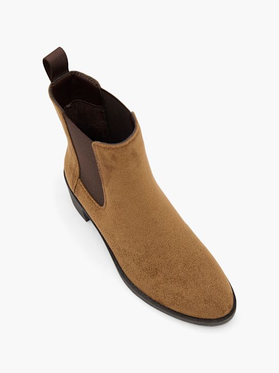 graceland heeled chelsea boot-braun deichmann