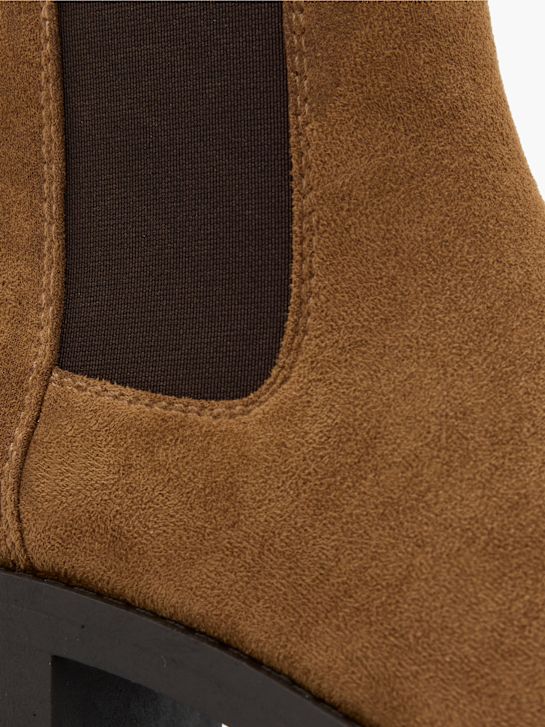 graceland heeled chelsea boot-braun deichmann