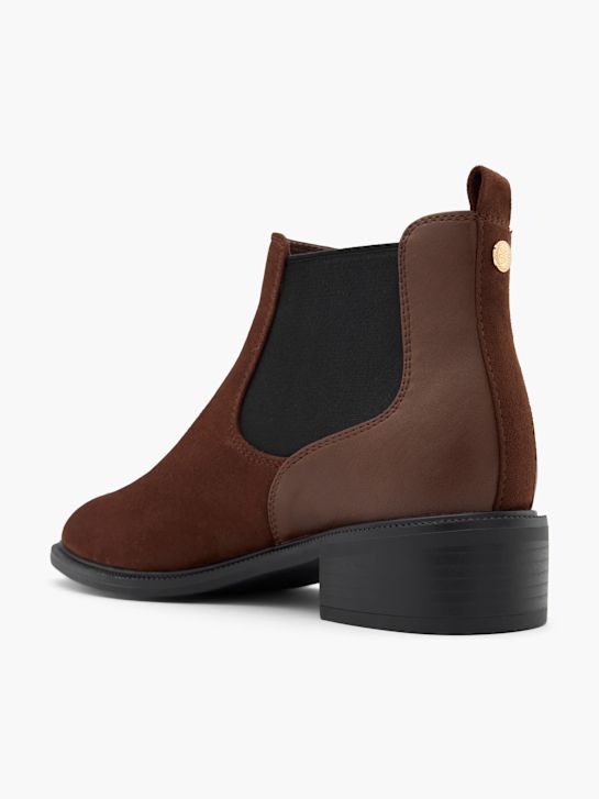 graceland heeled chelsea boot-braun deichmann
