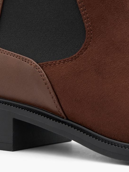 graceland heeled chelsea boot-braun deichmann