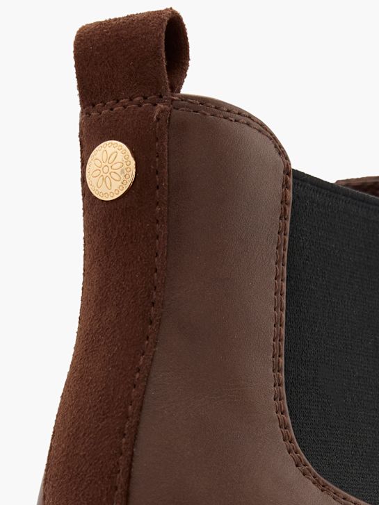 graceland heeled chelsea boot-braun deichmann