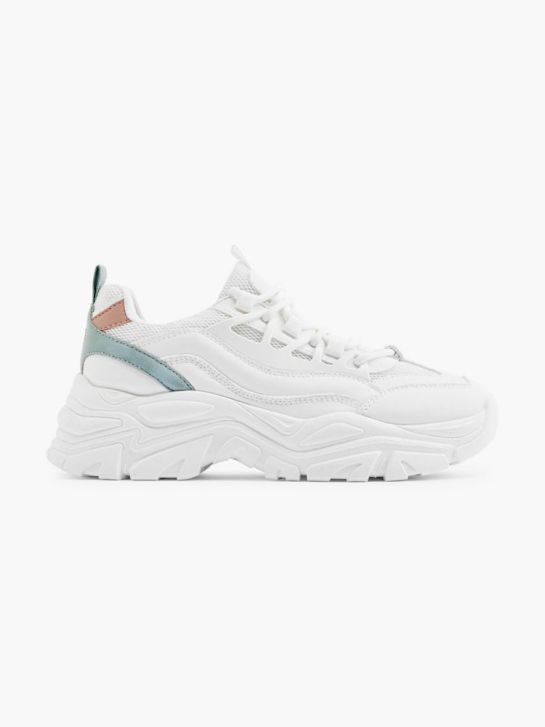 graceland chunky trainers white deichmann