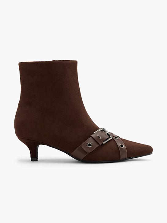 laufsteg-klassische ankle boot brown deichmann