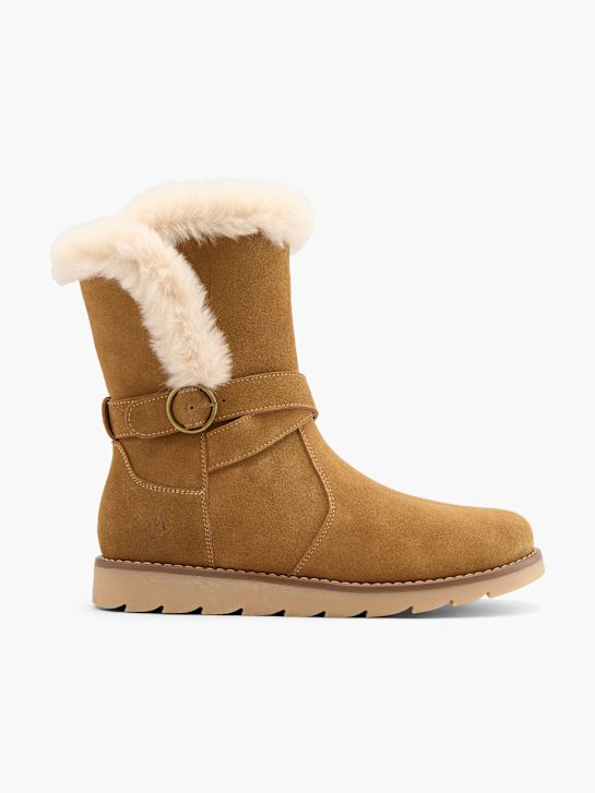 hush welpen kniehohe boot-beige deichmann