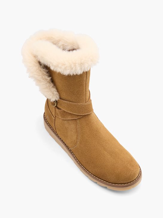 hush welpen kniehohe boot-beige deichmann