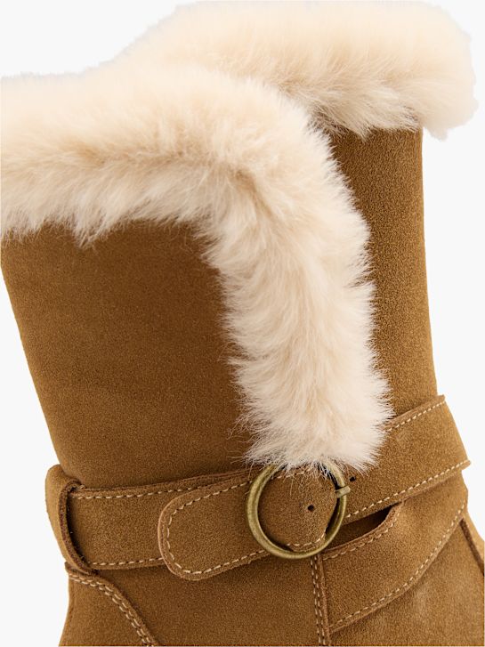hush welpen kniehohe boot-beige deichmann