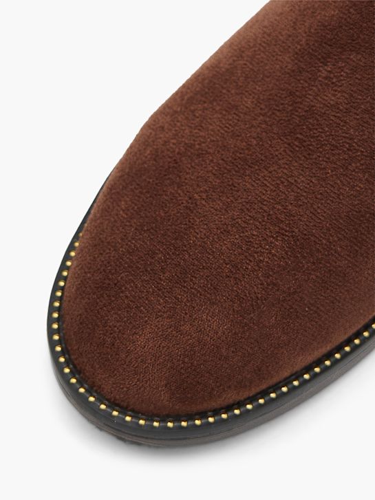 graceland knie hohe stiefel brown deichmann