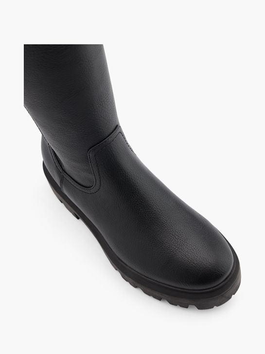 graceland knee high boot black deichmann