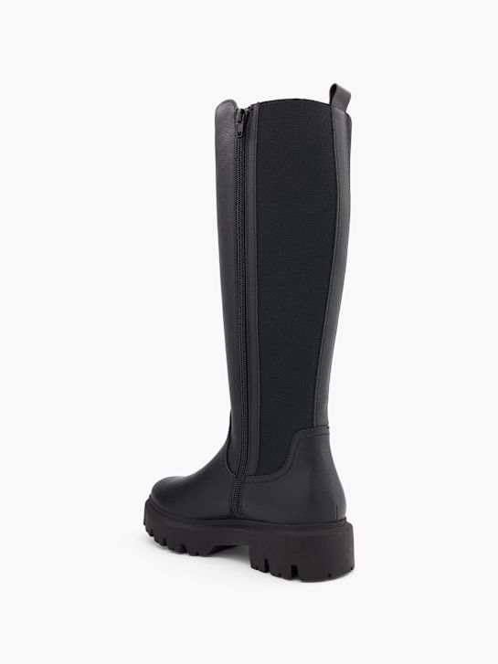 graceland knee high boot black deichmann