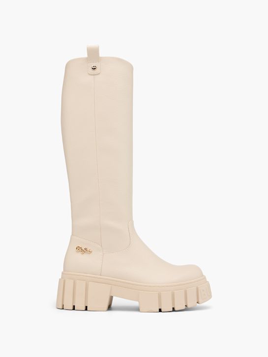 buffalo knee high boot-beige deichmann