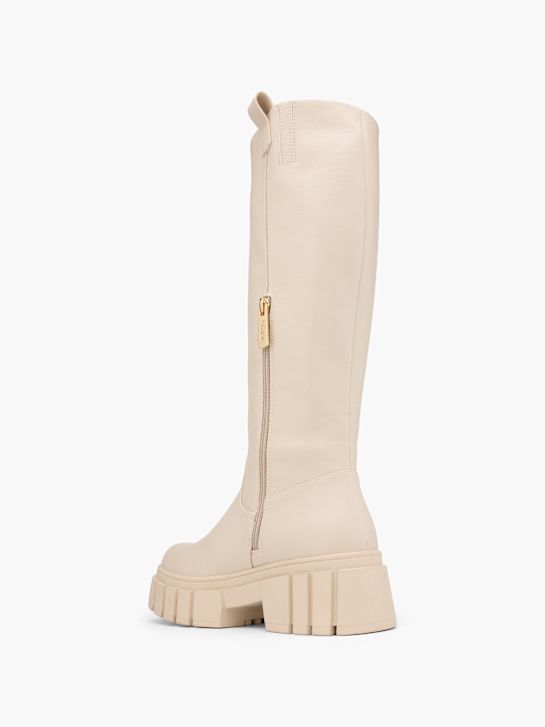 buffalo knee high boot-beige deichmann