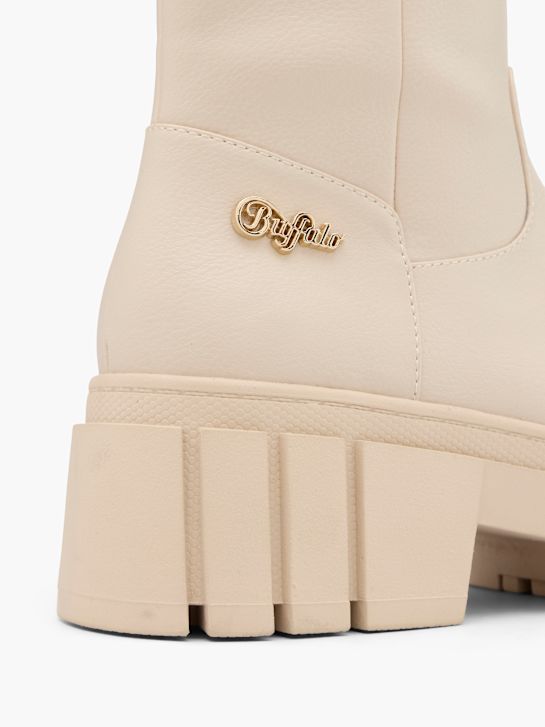 buffalo knee high boot-beige deichmann