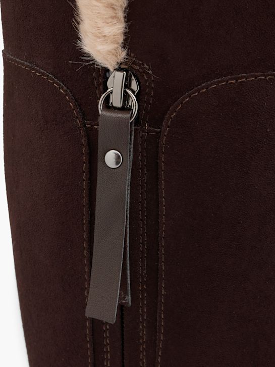 graceland knie hohe stiefel brown deichmann