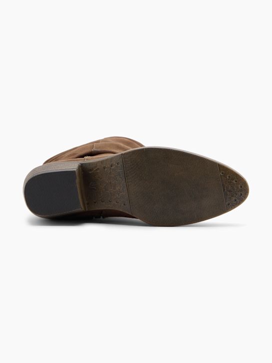 graceland knie hohe stiefel brown deichmann