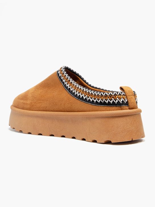 graceland geschlossene slipper braun deichmann
