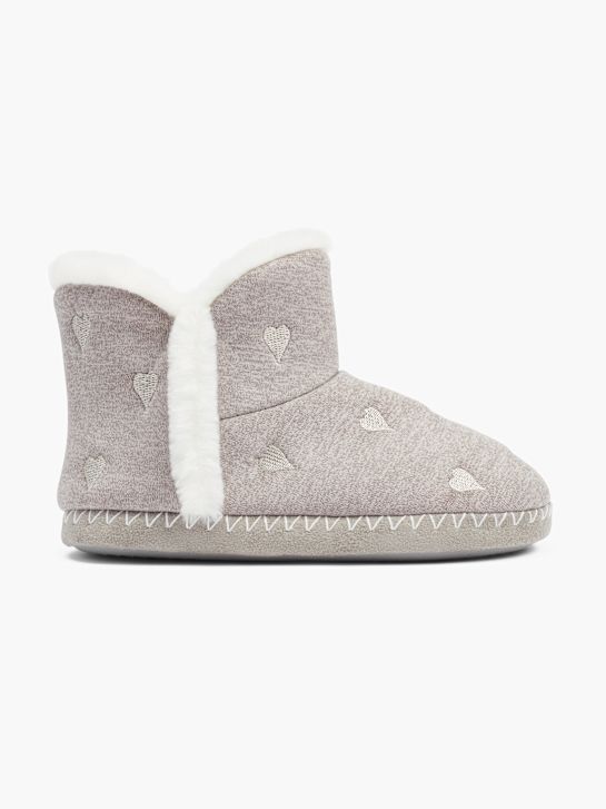 casa mia geschlossene pantoffel grau deichmann