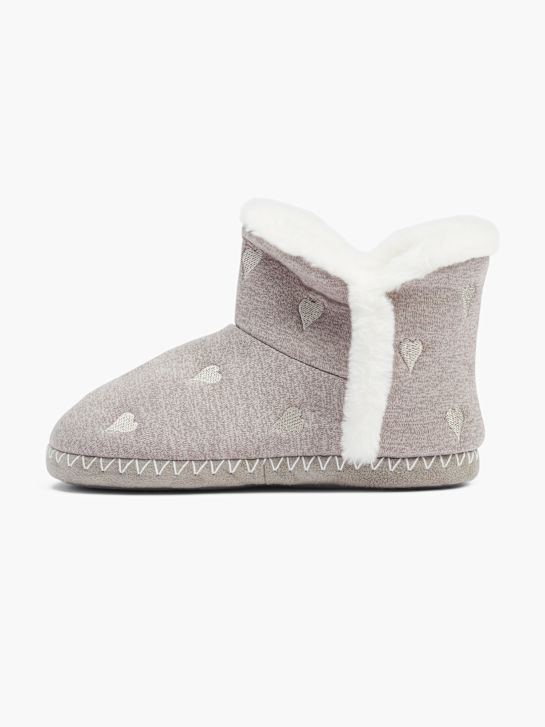 casa mia geschlossene pantoffel grau deichmann