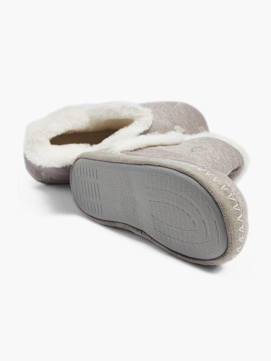 casa mia geschlossene pantoffel grau deichmann