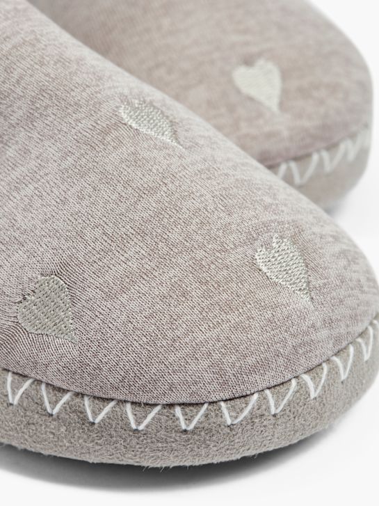 casa mia geschlossene pantoffel grau deichmann